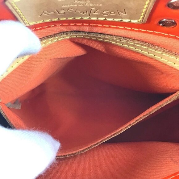 LOUIS VUITTON M91905 Lead PM Tote Bag Hand Bag Monogram Vernis - Picture 10 of 16